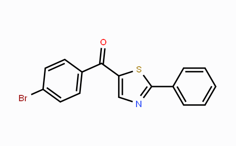CAS No. 52421-62-2, (4-Bromophenyl)(2-phenyl-1,3-thiazol-5-yl)methanone