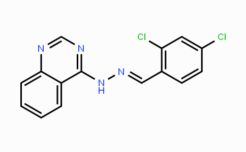 CAS No. 129177-08-8, 2,4-Dichlorobenzenecarbaldehyde N-(4-quinazolinyl)hydrazone