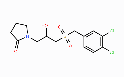 CAS No. 400086-36-4, 1-{3-[(3,4-Dichlorobenzyl)sulfonyl]-2-hydroxypropyl}-2-pyrrolidinone