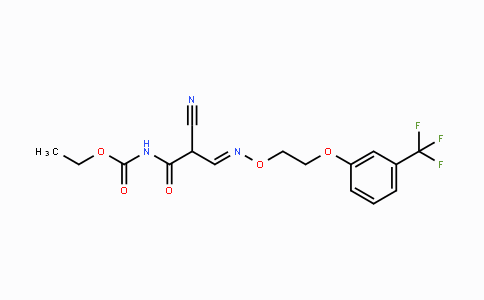 MC119377 | 339010-23-0 | Ethyl N-[2-cyano-3-({2-[3-(trifluoromethyl)phenoxy]ethoxy}imino)propanoyl]carbamate