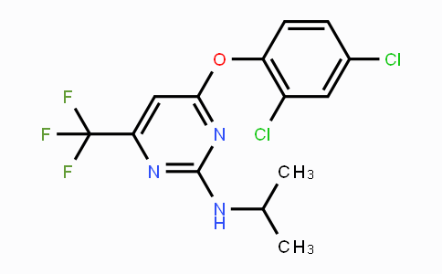 CAS No. 339011-46-0, N-[4-(2,4-Dichlorophenoxy)-6-(trifluoromethyl)-2-pyrimidinyl]-N-isopropylamine
