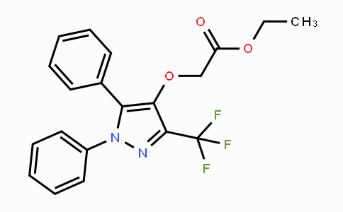 318951-49-4 | Ethyl 2-{[1,5-diphenyl-3-(trifluoromethyl)-1H-pyrazol-4-yl]oxy}acetate