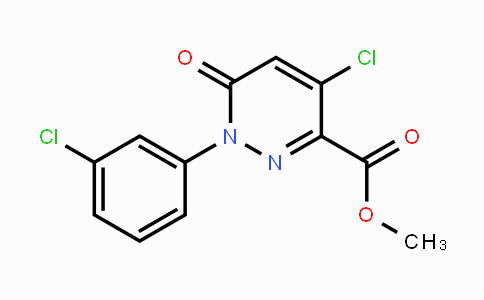 CAS No. 866051-44-7, Methyl 4-chloro-1-(3-chlorophenyl)-6-oxo-1,6-dihydro-3-pyridazinecarboxylate