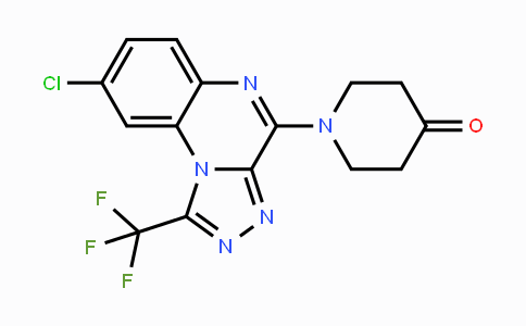 CAS No. 339011-74-4, 1-[8-Chloro-1-(trifluoromethyl)[1,2,4]triazolo[4,3-a]quinoxalin-4-yl]tetrahydro-4(1H)-pyridinone
