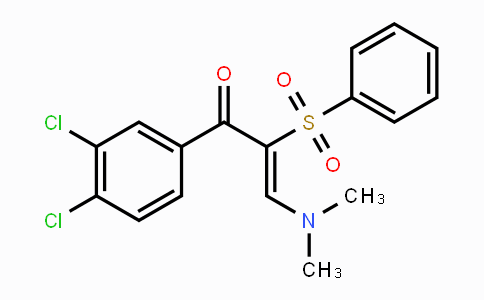 CAS No. 344266-98-4, 1-(3,4-Dichlorophenyl)-3-(dimethylamino)-2-(phenylsulfonyl)-2-propen-1-one