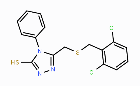 CAS No. 344269-75-6, 5-{[(2,6-Dichlorobenzyl)sulfanyl]methyl}-4-phenyl-4H-1,2,4-triazole-3-thiol