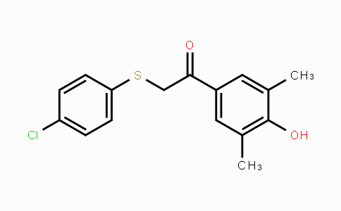CAS No. 344279-12-5, 2-[(4-Chlorophenyl)sulfanyl]-1-(4-hydroxy-3,5-dimethylphenyl)-1-ethanone