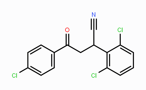 CAS No. 344280-83-7, 4-(4-Chlorophenyl)-2-(2,6-dichlorophenyl)-4-oxobutanenitrile
