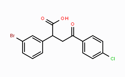 CAS No. 344281-55-6, 2-(3-Bromophenyl)-4-(4-chlorophenyl)-4-oxobutanoic acid