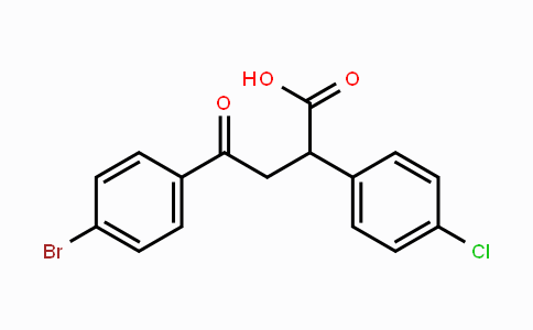 CAS No. 344282-20-8, 4-(4-Bromophenyl)-2-(4-chlorophenyl)-4-oxobutanoic acid