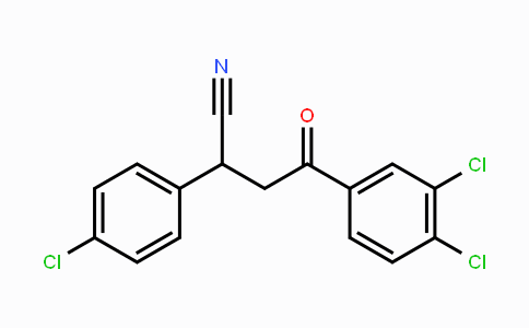 CAS No. 344282-23-1, 2-(4-Chlorophenyl)-4-(3,4-dichlorophenyl)-4-oxobutanenitrile
