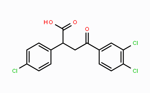 CAS No. 73684-83-0, 2-(4-Chlorophenyl)-4-(3,4-dichlorophenyl)-4-oxobutanoic acid