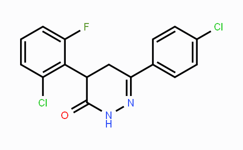 CAS No. 344282-61-7, 4-(2-Chloro-6-fluorophenyl)-6-(4-chlorophenyl)-4,5-dihydro-3(2H)-pyridazinone