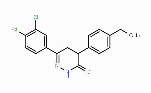 CAS No. 73685-02-6, 6-(3,4-Dichlorophenyl)-4-(4-ethylphenyl)-4,5-dihydro-3(2H)-pyridazinone
