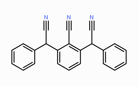 CAS No. 339012-88-3, 2,6-Bis[cyano(phenyl)methyl]benzenecarbonitrile