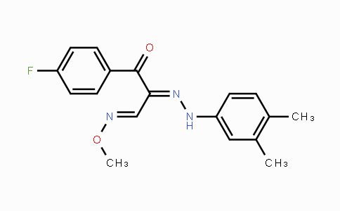 CAS No. 339012-95-2, 2-[2-(3,4-Dimethylphenyl)hydrazono]-3-(4-fluorophenyl)-3-oxopropanal O-methyloxime