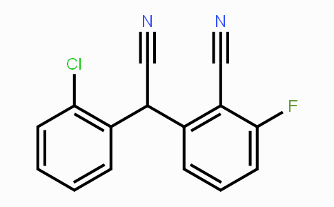 CAS No. 339012-97-4, 2-[(2-Chlorophenyl)(cyano)methyl]-6-fluorobenzenecarbonitrile