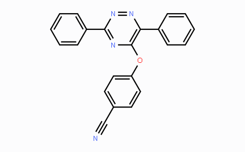 CAS No. 339013-23-9, 4-[(3,6-Diphenyl-1,2,4-triazin-5-yl)oxy]benzenecarbonitrile