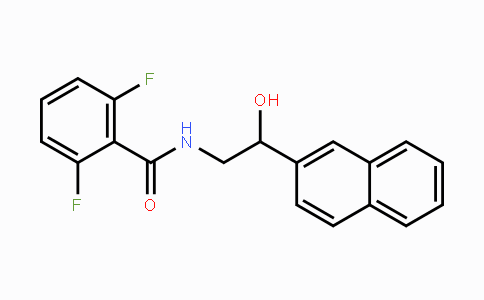CAS No. 339014-44-7, 2,6-Difluoro-N-[2-hydroxy-2-(2-naphthyl)ethyl]benzenecarboxamide