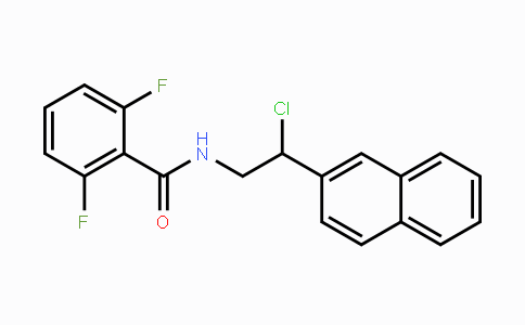 CAS No. 339014-46-9, N-[2-Chloro-2-(2-naphthyl)ethyl]-2,6-difluorobenzenecarboxamide