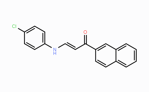 CAS No. 339014-59-4, 3-(4-Chloroanilino)-1-(2-naphthyl)-2-propen-1-one