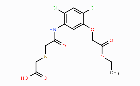 CAS No. 339014-99-2, 2-({2-[2,4-Dichloro-5-(2-ethoxy-2-oxoethoxy)anilino]-2-oxoethyl}sulfanyl)acetic acid