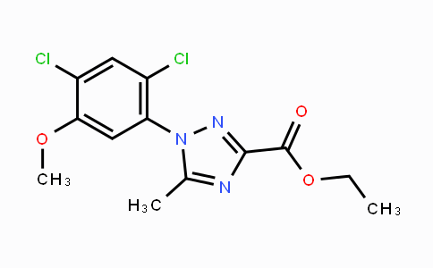 CAS No. 339015-09-7, Ethyl 1-(2,4-dichloro-5-methoxyphenyl)-5-methyl-1H-1,2,4-triazole-3-carboxylate