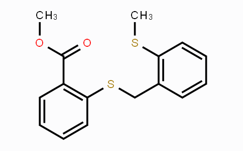 CAS No. 339015-30-4, Methyl 2-{[2-(methylsulfanyl)benzyl]sulfanyl}benzenecarboxylate