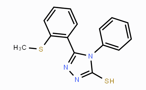 CAS No. 339015-44-0, 5-[2-(Methylsulfanyl)phenyl]-4-phenyl-4H-1,2,4-triazol-3-ylhydrosulfide