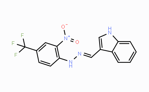 CAS No. 339016-00-1, 1H-Indole-3-carbaldehyde N-[2-nitro-4-(trifluoromethyl)phenyl]hydrazone
