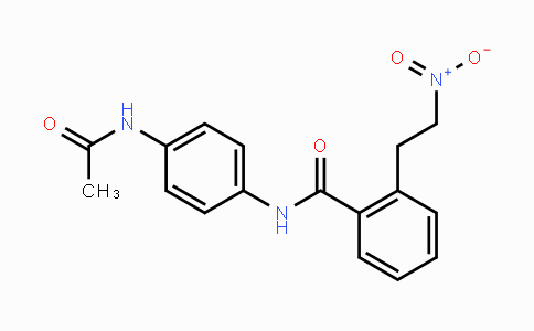 CAS No. 339016-60-3, N-[4-(Acetylamino)phenyl]-2-(2-nitroethyl)benzenecarboxamide