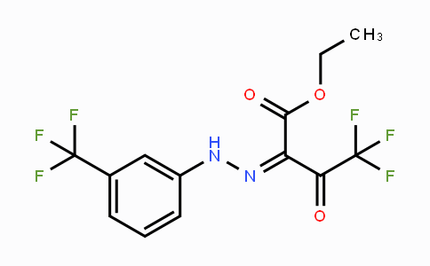 CAS No. 866130-98-5, Ethyl 4,4,4-trifluoro-3-oxo-2-{(Z)-2-[3-(trifluoromethyl)phenyl]hydrazono}butanoate