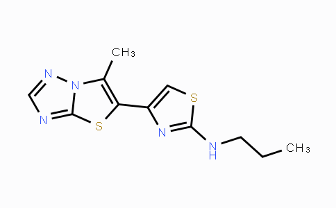 CAS No. 478067-24-2, N-[4-(6-Methyl[1,3]thiazolo[3,2-b][1,2,4]triazol-5-yl)-1,3-thiazol-2-yl]-N-propylamine