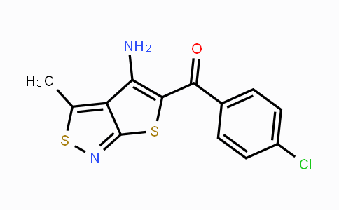 CAS No. 339017-37-7, (4-Amino-3-methylthieno[2,3-c]isothiazol-5-yl)(4-chlorophenyl)methanone