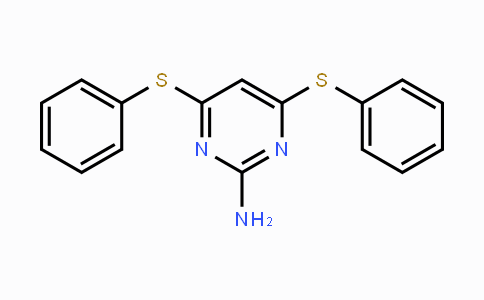 CAS No. 330450-52-7, 4,6-Bis(phenylsulfanyl)-2-pyrimidinamine
