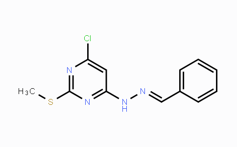 CAS No. 339017-98-0, Benzenecarbaldehyde N-[6-chloro-2-(methylsulfanyl)-4-pyrimidinyl]hydrazone