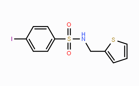 CAS No. 339018-37-0, 4-Iodo-N-(2-thienylmethyl)benzenesulfonamide