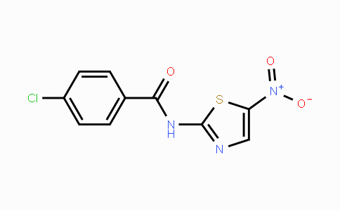 CAS No. 64724-84-1, 4-Chloro-N-(5-nitro-1,3-thiazol-2-yl)benzenecarboxamide