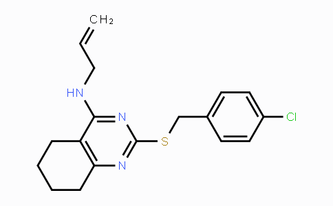 CAS No. 339019-11-3, N-Allyl-2-[(4-chlorobenzyl)sulfanyl]-5,6,7,8-tetrahydro-4-quinazolinamine