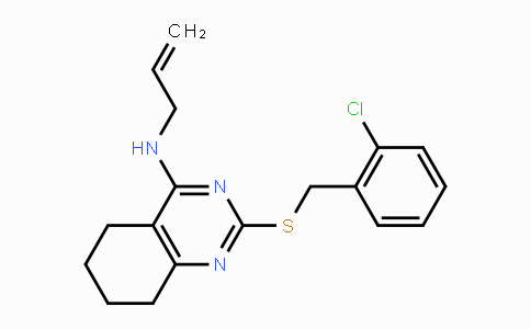 CAS No. 339019-33-9, N-Allyl-2-[(2-chlorobenzyl)sulfanyl]-5,6,7,8-tetrahydro-4-quinazolinamine