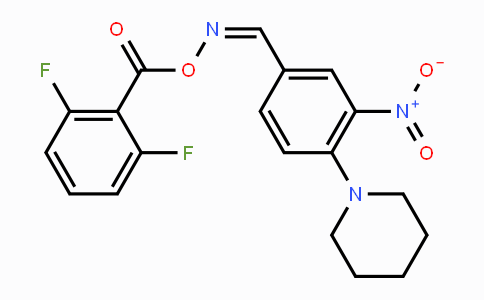 CAS No. 339019-80-6, N-[(2,6-Difluorobenzoyl)oxy]-N-[(Z)-(3-nitro-4-piperidinophenyl)methylidene]amine