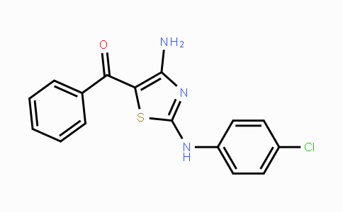 CAS No. 196877-94-8, [4-Amino-2-(4-chloroanilino)-1,3-thiazol-5-yl](phenyl)methanone