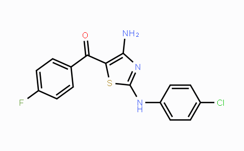 CAS No. 339020-24-5, [4-Amino-2-(4-chloroanilino)-1,3-thiazol-5-yl](4-fluorophenyl)methanone