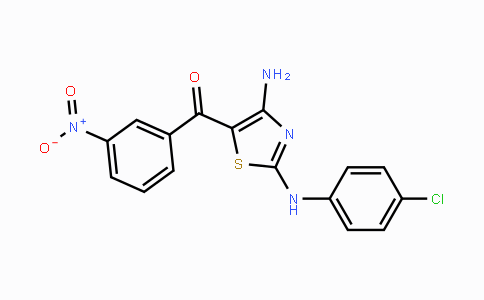 CAS No. 339020-37-0, [4-Amino-2-(4-chloroanilino)-1,3-thiazol-5-yl](3-nitrophenyl)methanone