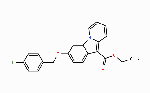 CAS No. 339020-43-8, Ethyl 3-[(4-fluorobenzyl)oxy]pyrido[1,2-a]indole-10-carboxylate