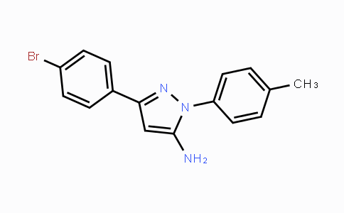 CAS No. 477762-14-4, 3-(4-Bromophenyl)-1-(4-methylphenyl)-1H-pyrazol-5-amine