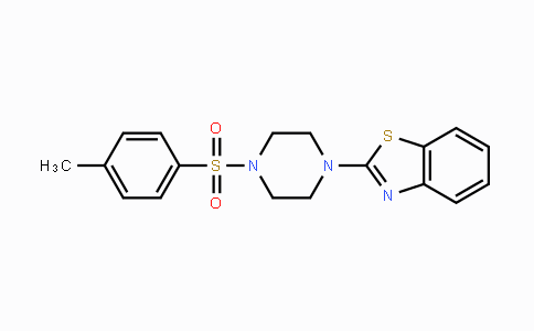 CAS No. 309285-78-7, 2-{4-[(4-Methylphenyl)sulfonyl]piperazino}-1,3-benzothiazole