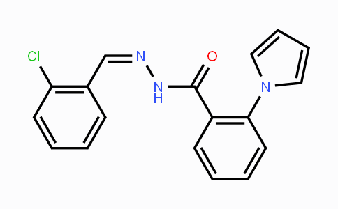 CAS No. 344934-45-8, N'-[(Z)-(2-Chlorophenyl)methylidene]-2-(1H-pyrrol-1-yl)benzenecarbohydrazide