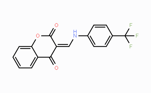 CAS No. 478077-39-3, 3-{(Z)-[4-(Trifluoromethyl)anilino]methylidene}-2H-chromene-2,4-dione