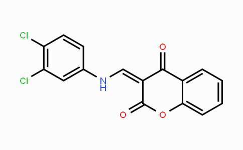 CAS No. 364617-51-6, 3-[(Z)-(3,4-Dichloroanilino)methylidene]-2H-chromene-2,4-dione